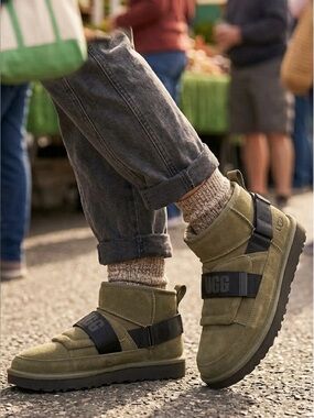 UGG AUS Classic Ultra Mini Hybrid Shoes Sneakers Boots Suede Sheepskin Fur Cozy